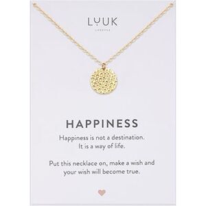 LUUK LIFESTYLE "Happiness" necklace